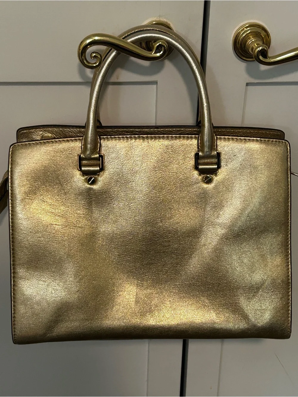 Michael Kors “Selma” Large Saffiano Leather Satchel